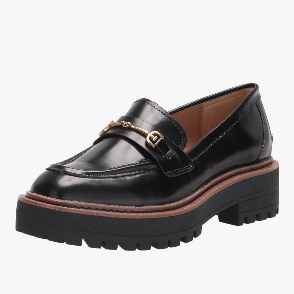 Sam Edelman Women’s Laurs Lug Sole Black Loafer 9.5M